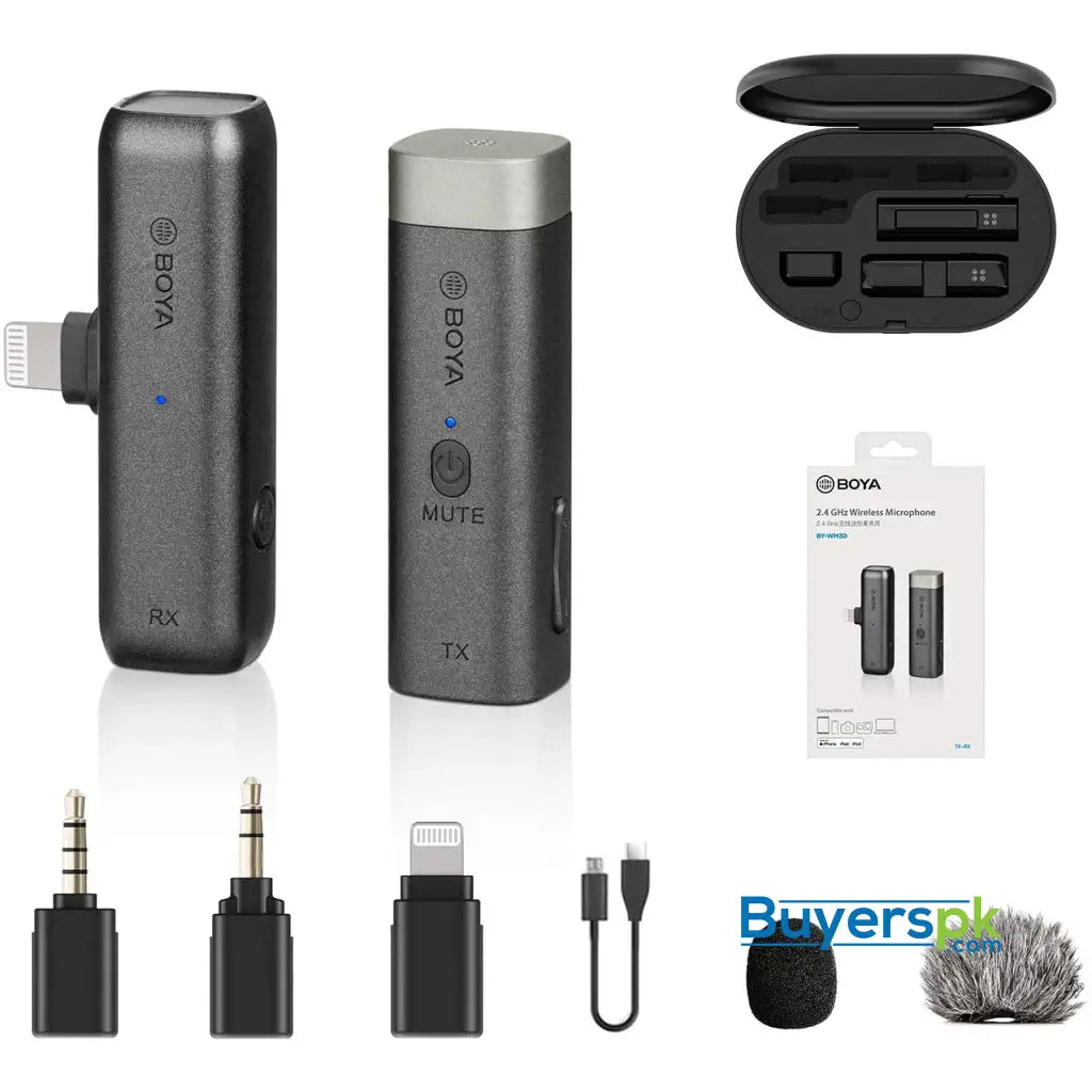 Boya By-wm3d 2.4ghz Wireless Microphone - Price in Pakistan Boya By-wm3d 2.4ghz Wireless Microphone - Price in Pakistan
